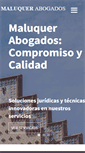 Mobile Screenshot of maluquerabogados.com